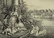 Feeding the Swans in Central Park - 1873 Print by George Schlegel - 16" x 20" - Fine-Art Gicl??e Photographic Print of an Image from the Library of Congress Collection