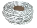 Wellington Cordage #10990 3/8x100' White Nylon Rope