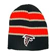 Atlanta Falcons Big Stripe Knit Beanie - Officially Licensed NFL (National Football League) Apparel