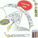 Kids Sponge Bob Square Pants Color Me Collapsible Umbrella By Nickelodeon