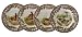 Spode Woodland Canape 6-Inch Plates, Set of 4, Birds