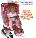 Tinted Rain & Wind Cover For Standard Stroller - Protection Against UV Rays