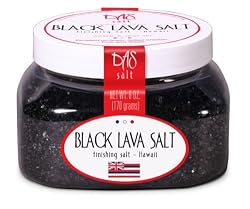 Das Foods Hawaiian Black Lava Salt- Sea Salt 6 Oz Jar