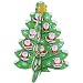 Christmas Tree Three Dimensional Advent Calendar 14 by 10 inches