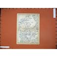 MAP NORWAY DENMARK SWEDEN 1899 JYLLAND SKAGERRAK