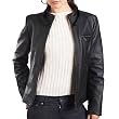 Cruzer Women's Cowhide Leather Motorcycle Jacket - Misses & Petite