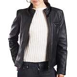 Cruzer Women's Cowhide Leather Motorcycle Jacket - Misses & Petite