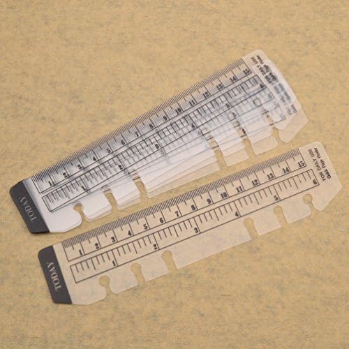 A6Size Loose-leaf Notebook Ruler Today Page Marker Insert Organiser Refill 5PCS