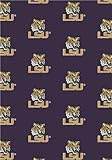 IMAGE OF LSU Tigers NCAA Repeat Area Rug by Milliken: 10'9