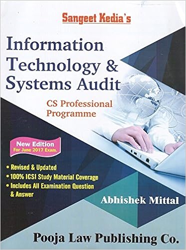 Sangeet Kedia's Information Technology and Systems Audit (ITSA) for CS Professional June 2017 Exam by Abhishek Mittal