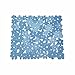 iDesign Blumz Kitchen Sink Protector Mat, Blue
