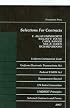 Selections For Contracts 2007 Edition: Statutes, Restatements 2d, Forms