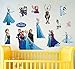Buy Box Cartoon Frozen Elsa Removable Wall Art Decal Sticker 50*70cm