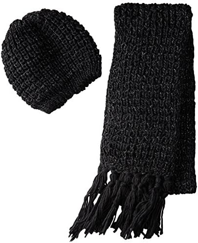 La Fiorentina Women's Two-Piece Chunky Muffler Scarf and Beret Set