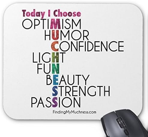 Pentys Inspirational Quote Art Rectangle Non-slip Rubber Mouse Pad