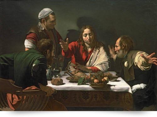 The Supper at Emmaus by Caravaggio (Giclee Art Print), The Fine Art Masters