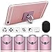 Cell Phone Holder, 4 Pack SENHAI Universal Smartphone Ring Grip Stand Car Mounts for iPhone, ipad, Samsung HTC Nokia Smartphones, Tablet (4 Pink)