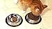 Stainless Steel Non Tip/Skid Doodler Paws Dish Perfect for Small Dog Cat Kitten Puppy 6