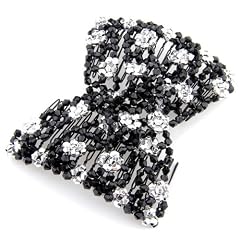 Twin Hair Clip Haarschmuck Haarkamm Haar Kamm Schwarz