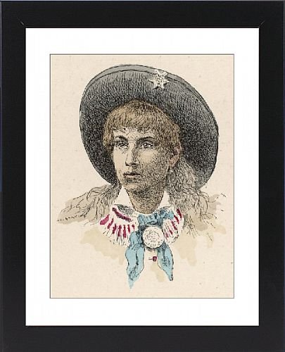Framed Prints of Annie Oakley/garnier from Mary Evans