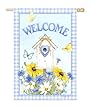 Wildflowers & Butterflies Silk Reflections Garden Size Flag