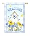 Wildflowers & Butterflies Silk Reflections Garden Size Flag