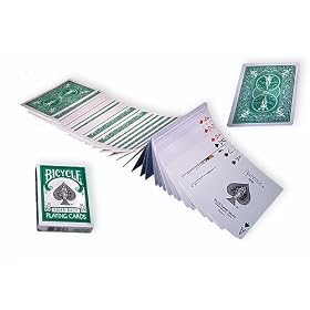 Bicycle Cards Poker Sized Green Backed