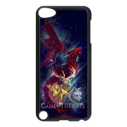 Game of Thrones ipod 5 Case Customized Hard Plastic Cover Case fits iPod Touch 5th ipod5-linda956