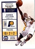 2010 11 Playoff Contenders Plates & Patches Basketball Card # 78 Darren Collison Indiana Pacers In a Protective Screwdown Display Case!