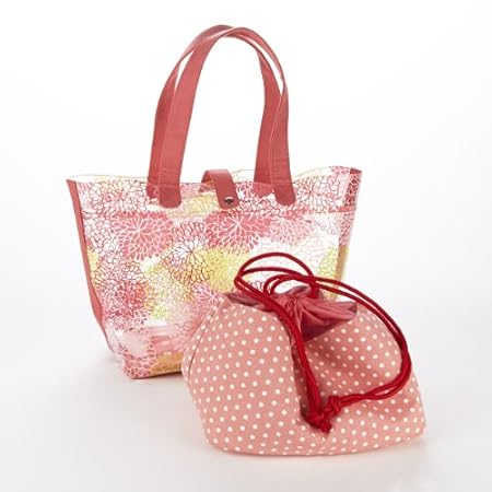 The 'Everything' Clear Lunch Tote with Insulated Drawstring Bag The 'Everything' Clear Lunch Tote with Insulated Drawstring Bag
