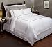Pinzon 400-Thread-Count Egyptian Cotton Sateen King Hotel Stitch Duvet Cover, Black