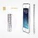 Luxury Diamond Crystal Rhinestone Bling Metal Frame Bumper Case Cover for Iphone 6 (4.7-inch) (Silver)