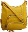 Latico Nappa Solid Front Pouch N/S Shoulder Bag