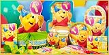 Pooh's 1st Birthday Party Supplies Tableware for 16 Guests
