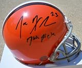 JOE HADEN SIGNED AUTOGRAPHED CLEVELAND BROWNS mini helmet W/ HOLOGRAM + COA