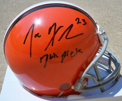 JOE HADEN SIGNED AUTOGRAPHED CLEVELAND BROWNS mini helmet W/ HOLOGRAM + COA