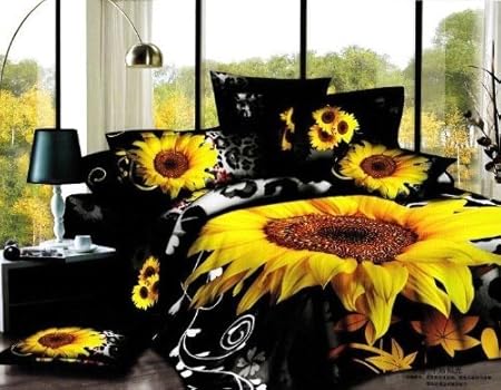Attractive Sunflower Bedroom Decor