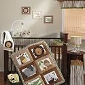 Bedtime Originals Baby Zoo 4-Piece Baby Crib Bedding Set - Chocolate