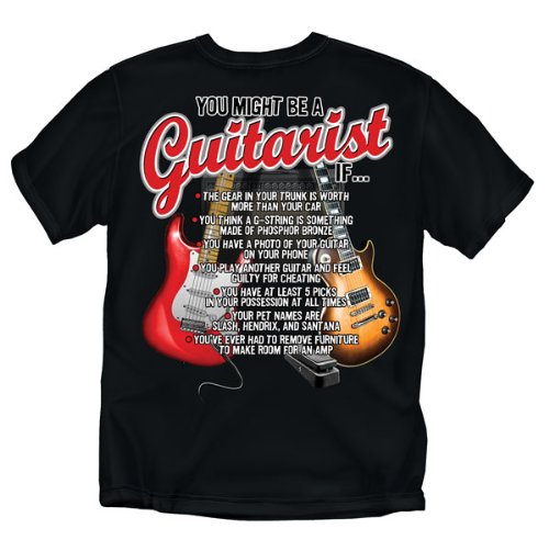 Guitar T-shirt You Might Be A Guitarist If...