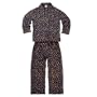 Adult Pajamas Blue / Yellow Moon Stars Small