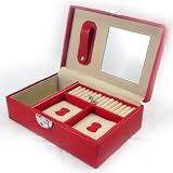 Coffret � Bijoux "L'Indispensable" rougepar Les Tr�sors de Lily