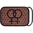 Real Purple Heart Wood Female Insignia Belt Buckle