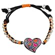 Multi Color Epoxy Heart Friendship Fashion Bracelet