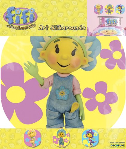 Decofun, Fifi and the Flowertots Art Shapes, Self Adhesive Stickers