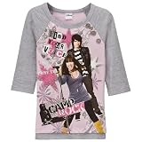 Girls' Camp Rock 3/4-Sleeve Thermal Top - Pink
