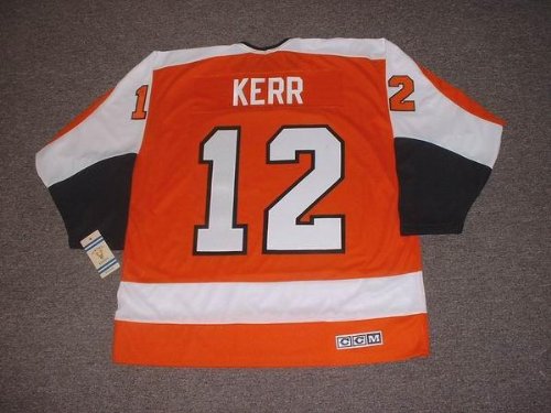 Buy TIM KERR Philadelphia Flyers 1982 CCM Vintage Throwback Away Hockey Jersey