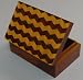 Wooden Storage Box - Pacifica Pattern - 4 x 6