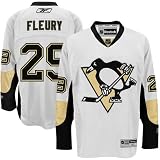 NHL Reebok Marc-Andre Fleury Pittsburgh Penguins Premier Jersey - White (Large)