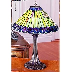 Peacock Tail Accent Lamp by Paul Sahlin Tiffanys, Inc