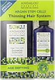 Andalou Naturals Age Defying Hair Thinning Treatment System, 3 Piece Kit